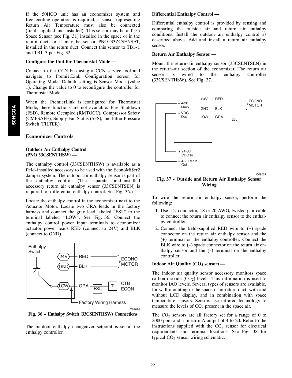 Carrier 50HCQA User Manual | Page 22 / 44