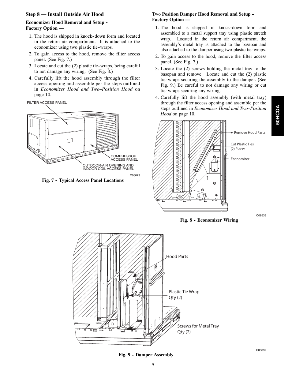 Carrier 50HCQA User Manual | Page 9 / 44