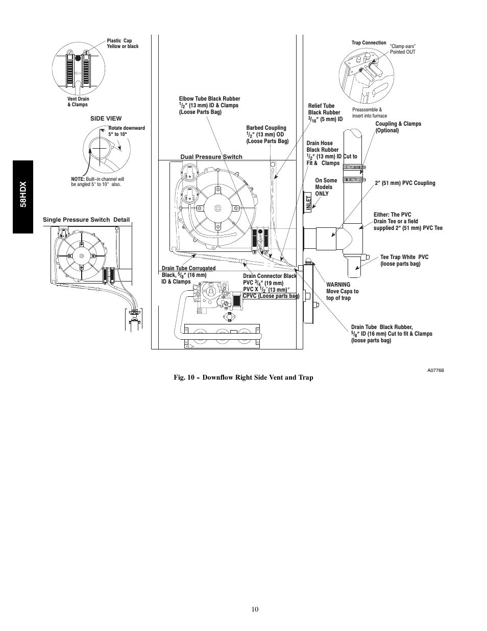 58h d x | Carrier 58HDX User Manual | Page 10 / 22