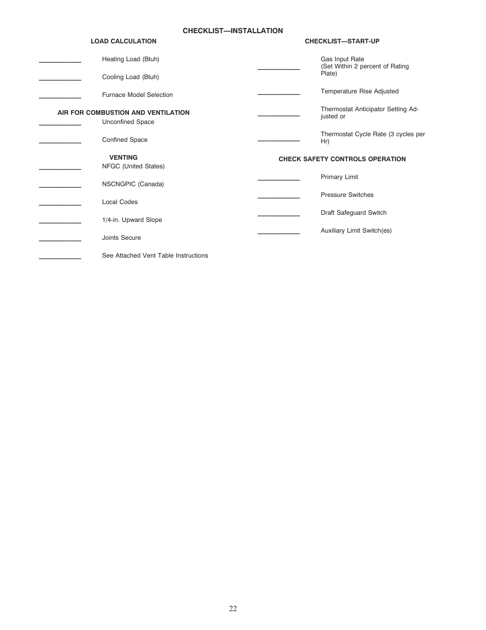 Carrier WEATHERMAKER 8000 58ZAV User Manual | Page 22 / 24