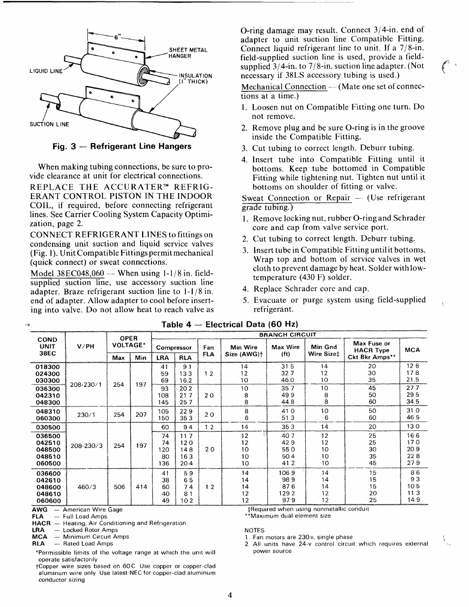 Carrier 38EC User Manual | Page 4 / 12