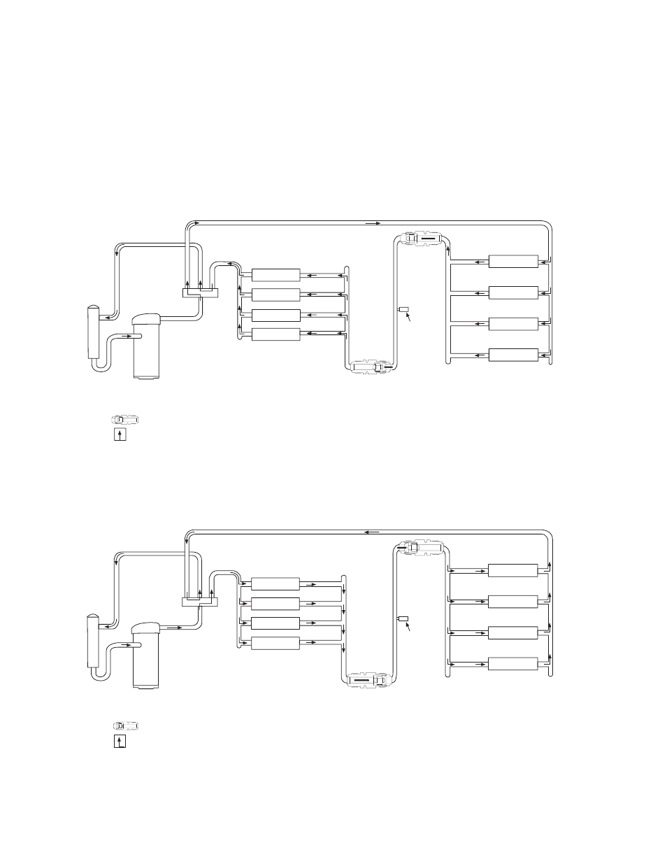 Fig. 22—typical heat pump operation, cooling mode, Fig. 21—typical heat pump operation, heating mode | Carrier 50JS User Manual | Page 16 / 28