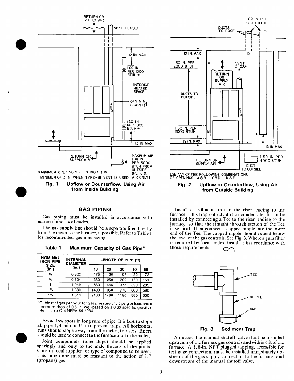 Gas piping, Pl~1 | Carrier 58SS/DH User Manual | Page 3 / 8