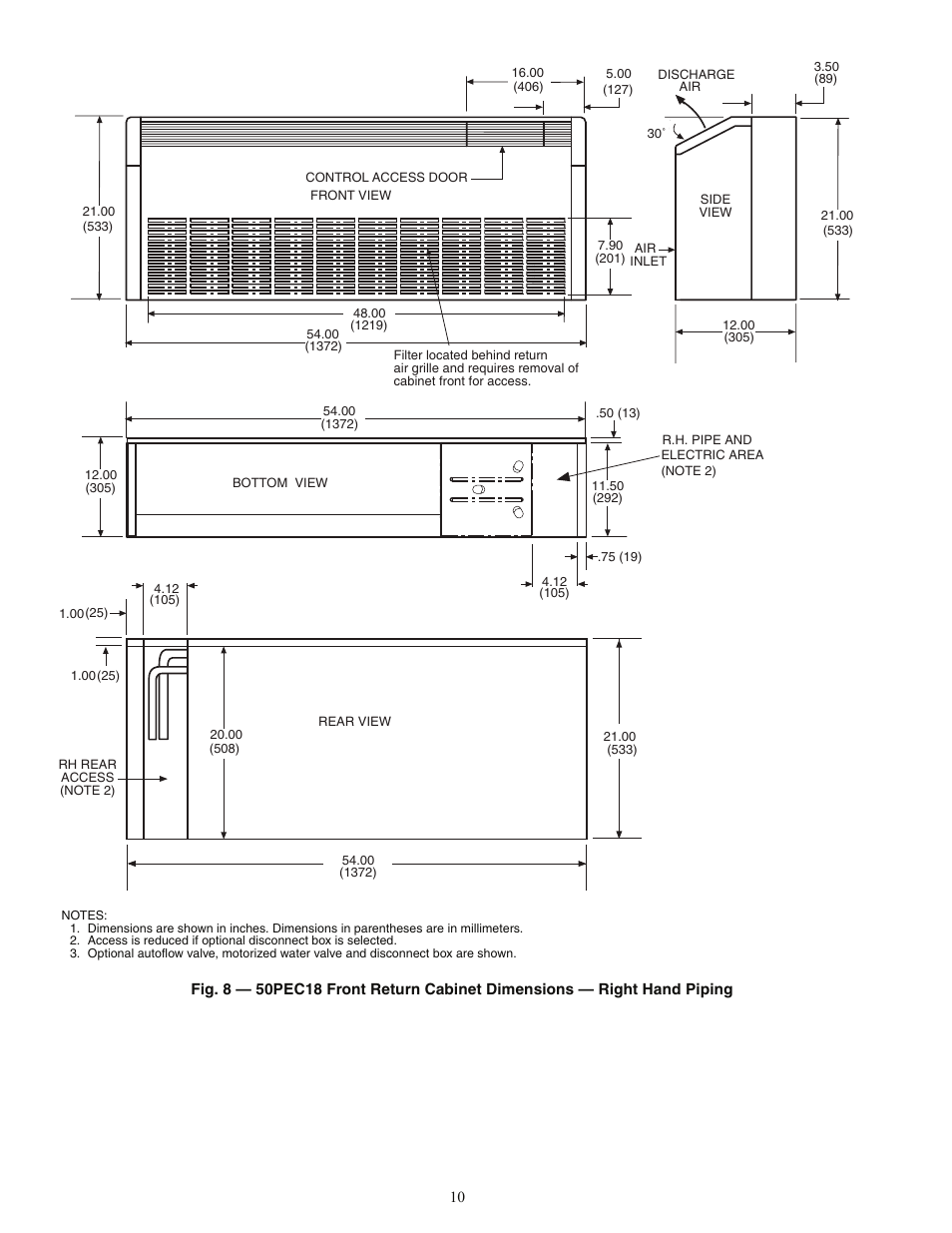 Carrier AQUAZONE 50PEC09-18 User Manual | Page 10 / 60