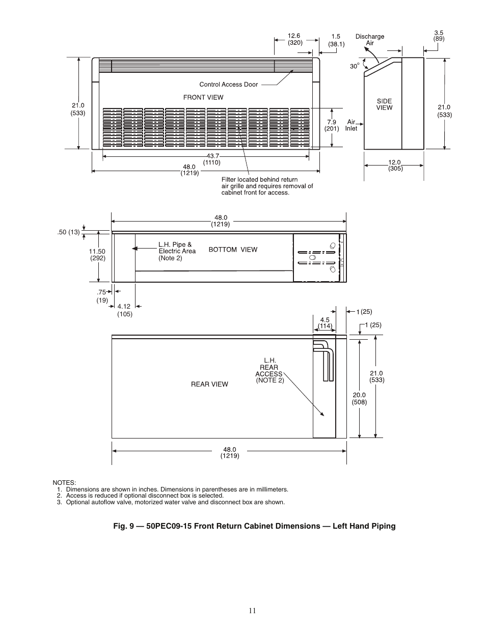 Carrier AQUAZONE 50PEC09-18 User Manual | Page 11 / 60