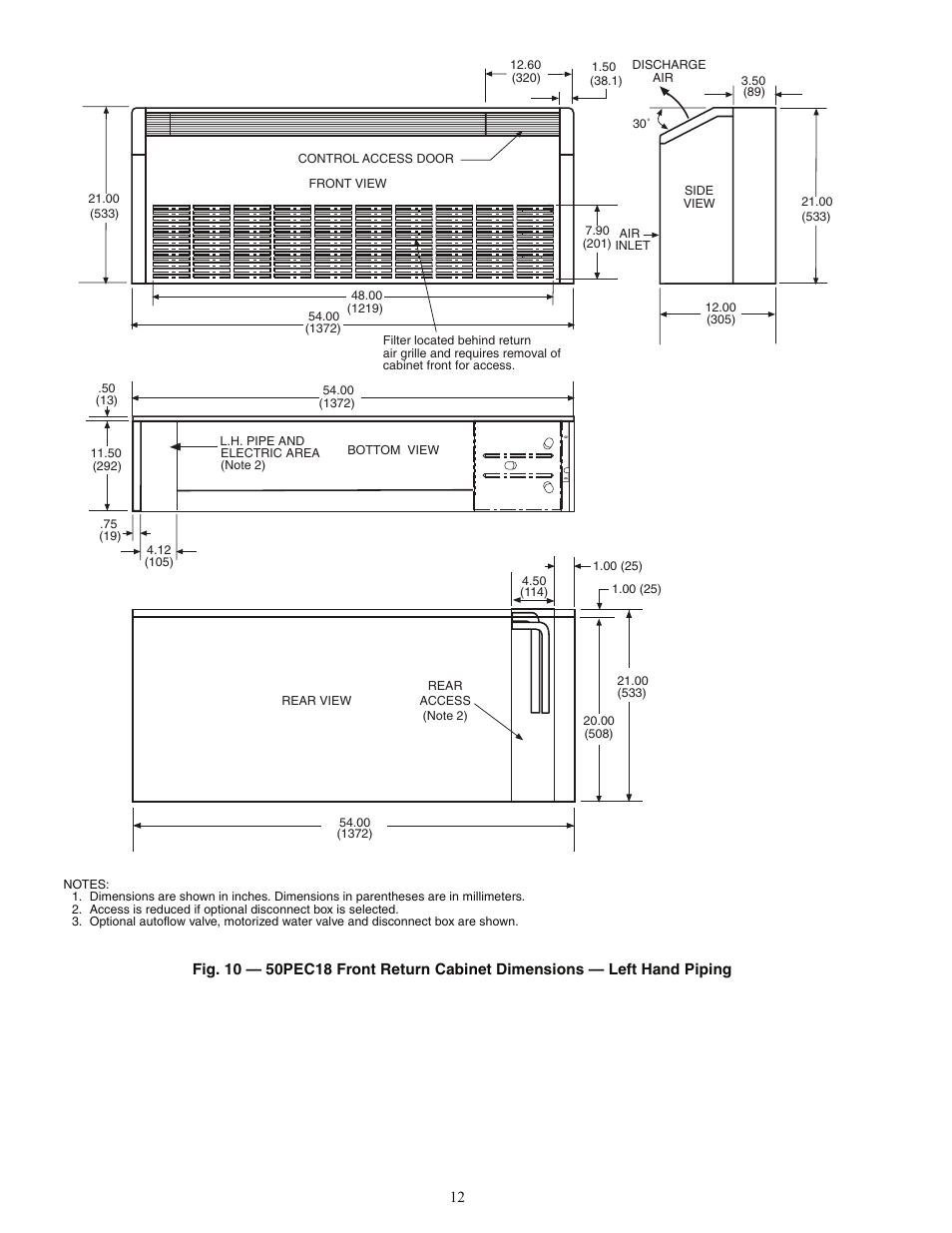 Carrier AQUAZONE 50PEC09-18 User Manual | Page 12 / 60
