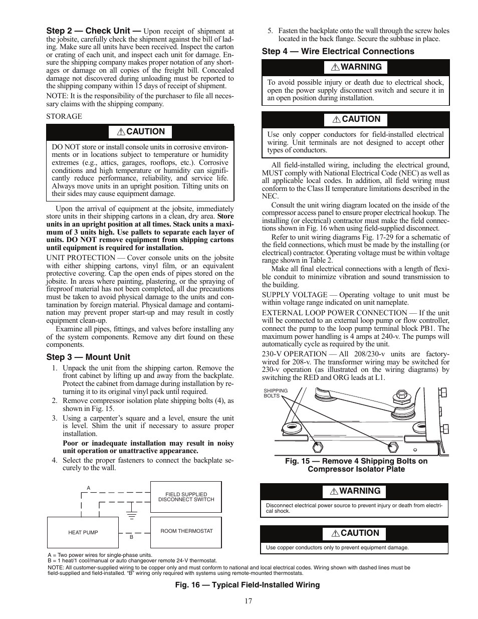 Carrier AQUAZONE 50PEC09-18 User Manual | Page 17 / 60
