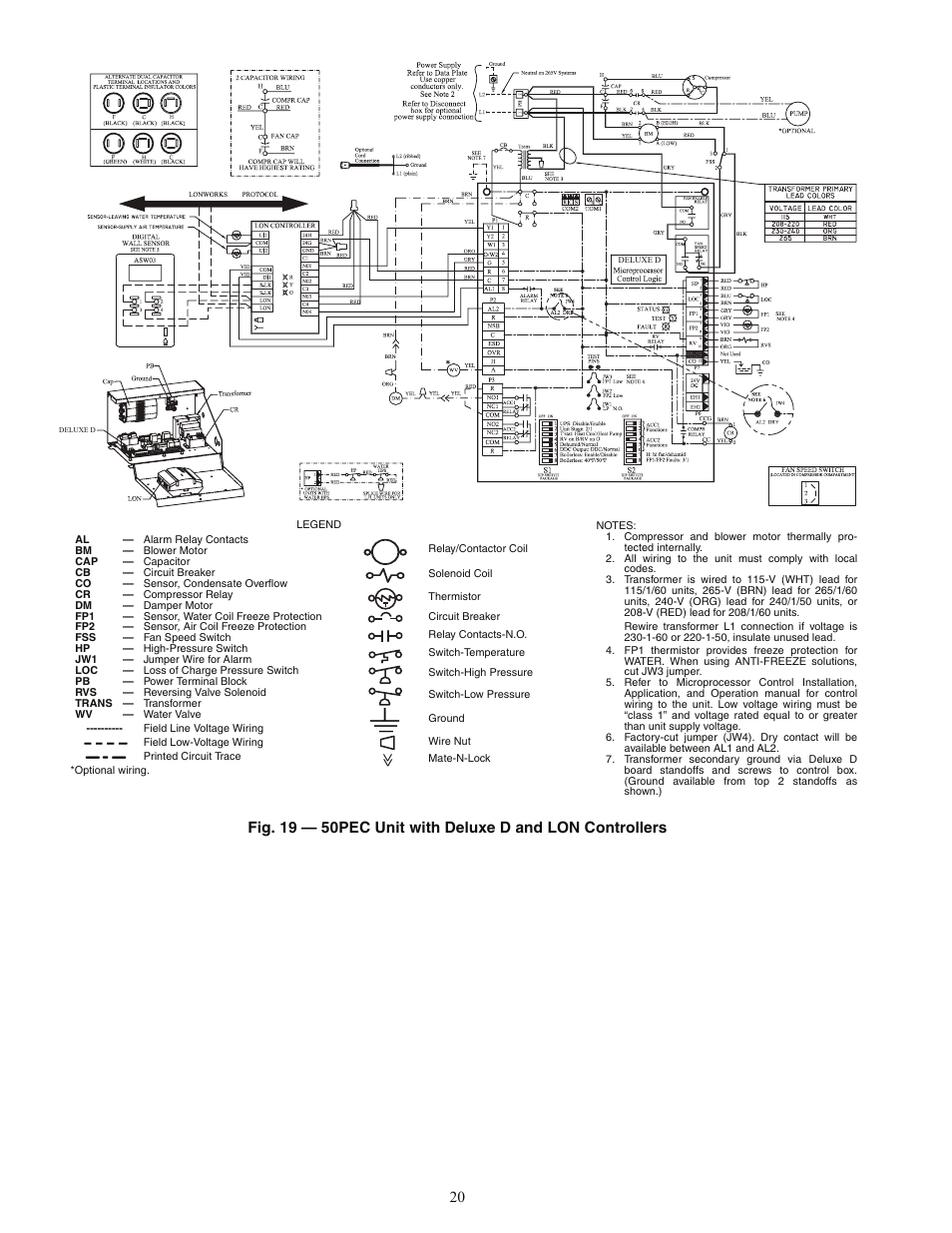 Carrier AQUAZONE 50PEC09-18 User Manual | Page 20 / 60