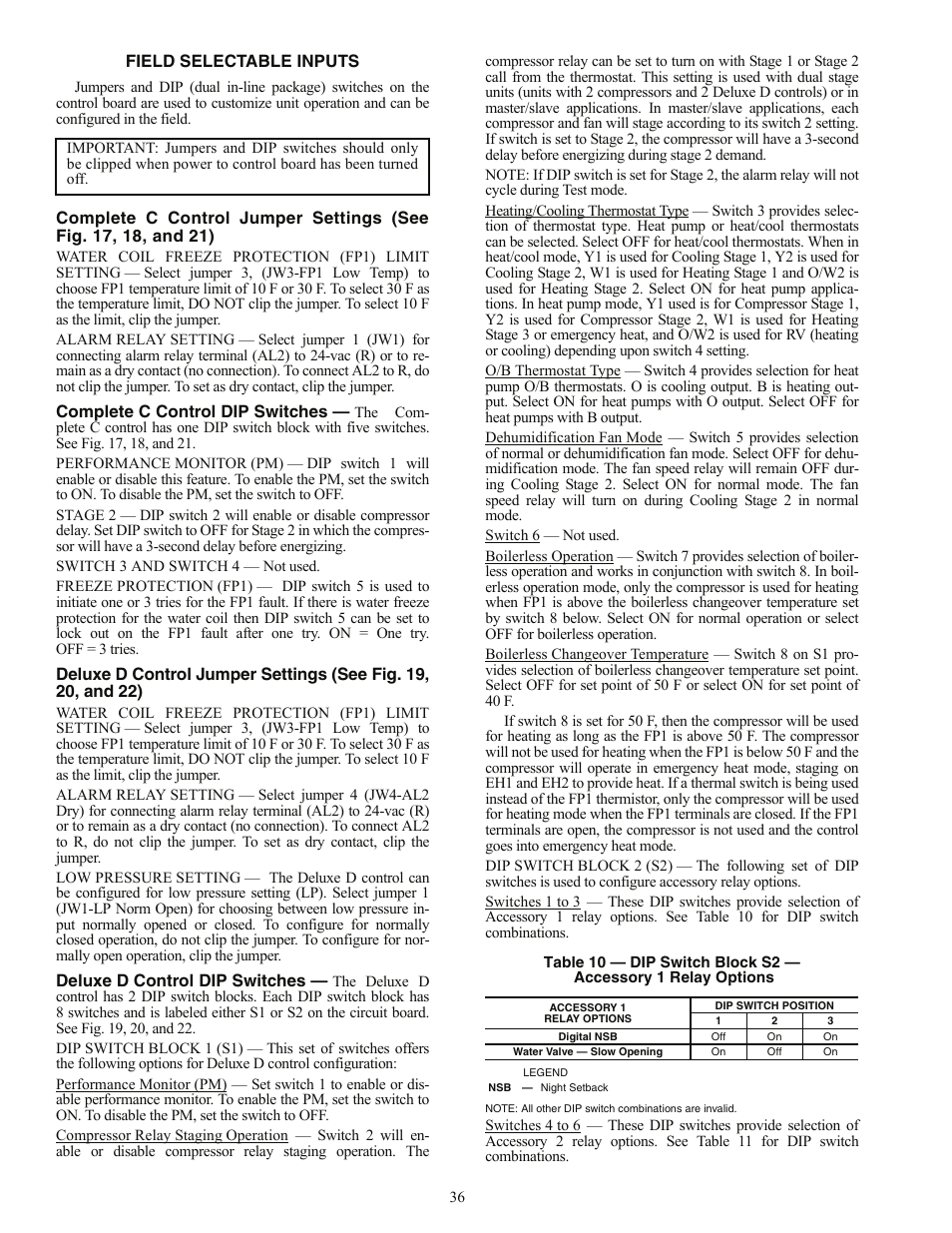 Carrier AQUAZONE 50PEC09-18 User Manual | Page 36 / 60