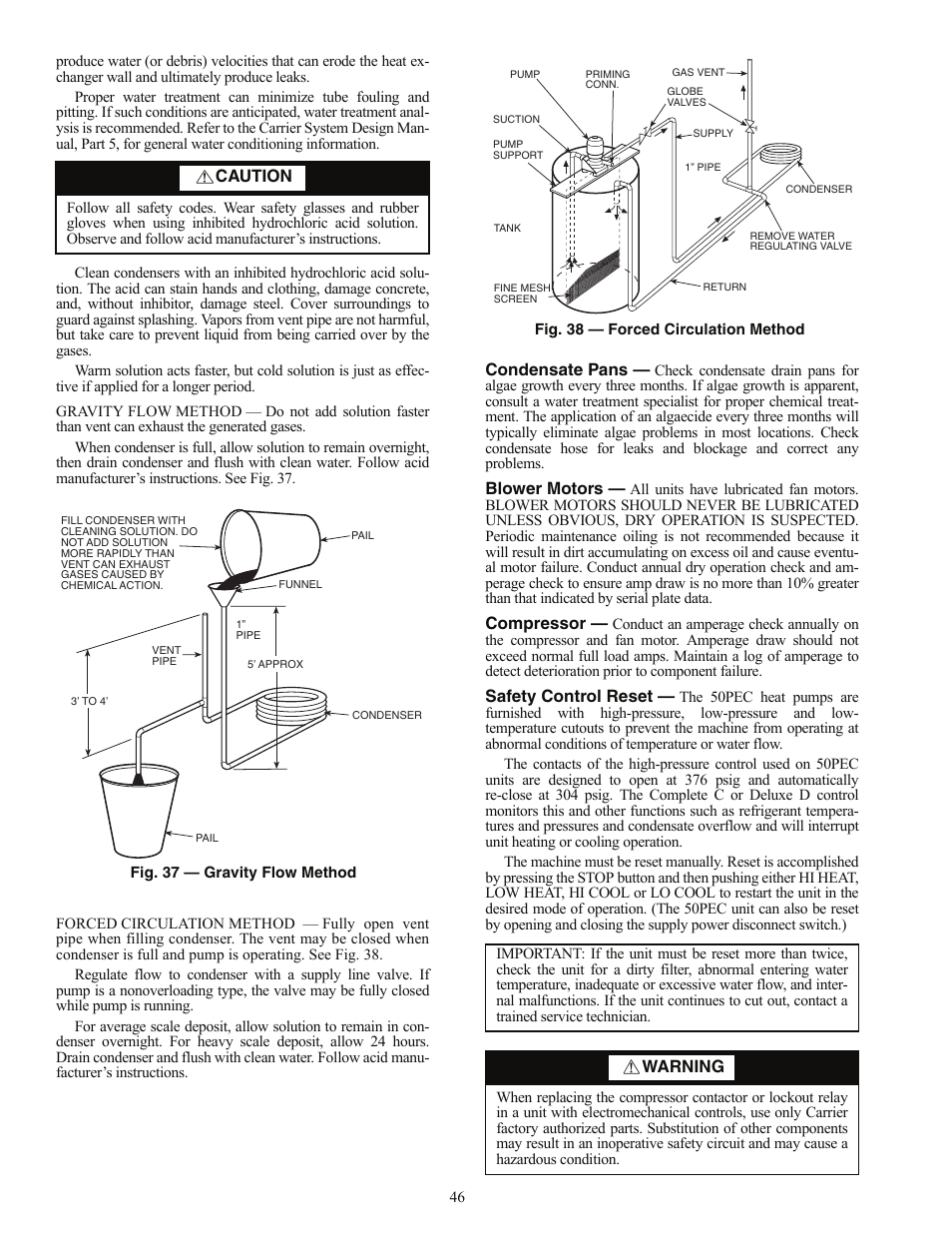 Carrier AQUAZONE 50PEC09-18 User Manual | Page 46 / 60