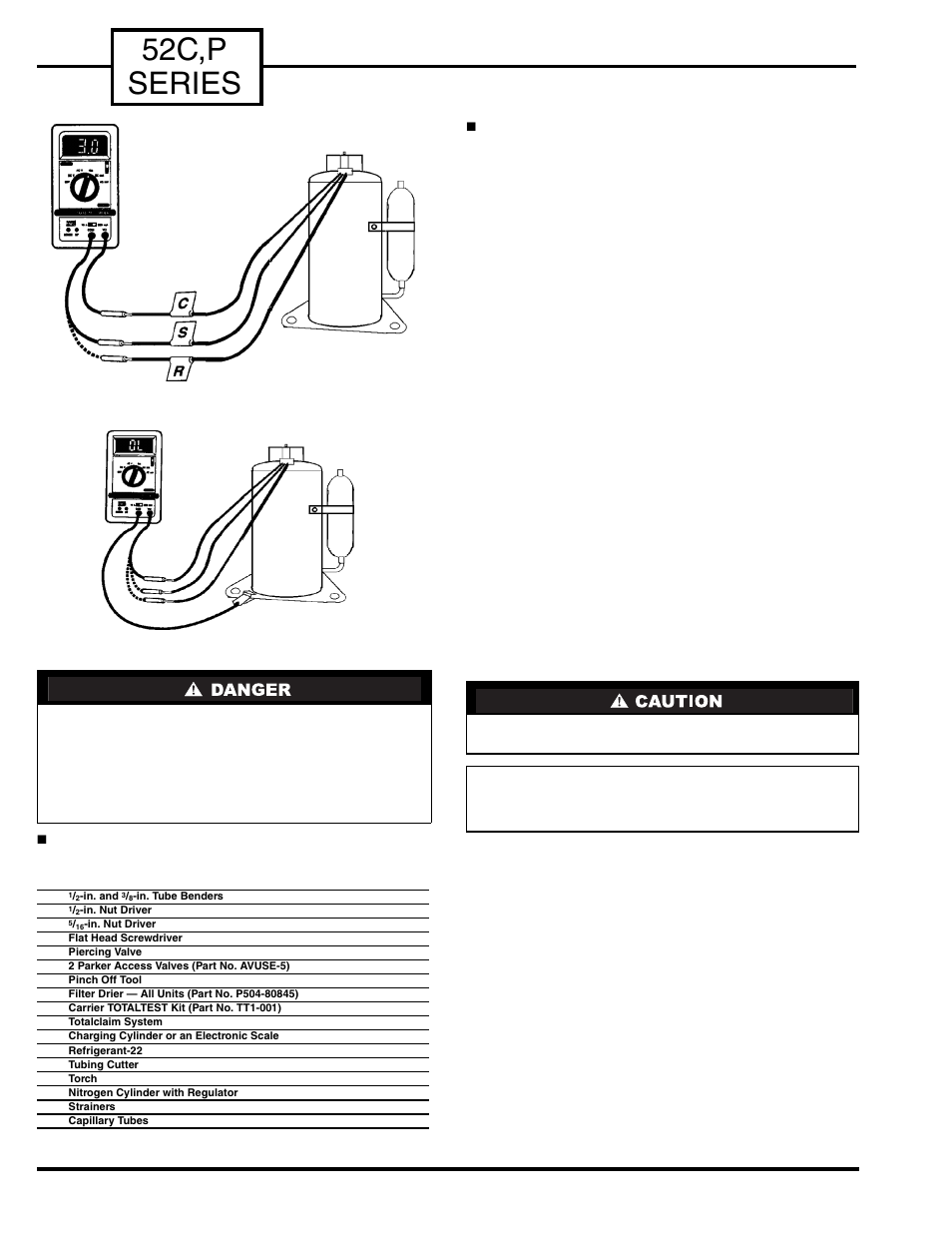 52c,p series | Carrier P User Manual | Page 16 / 52