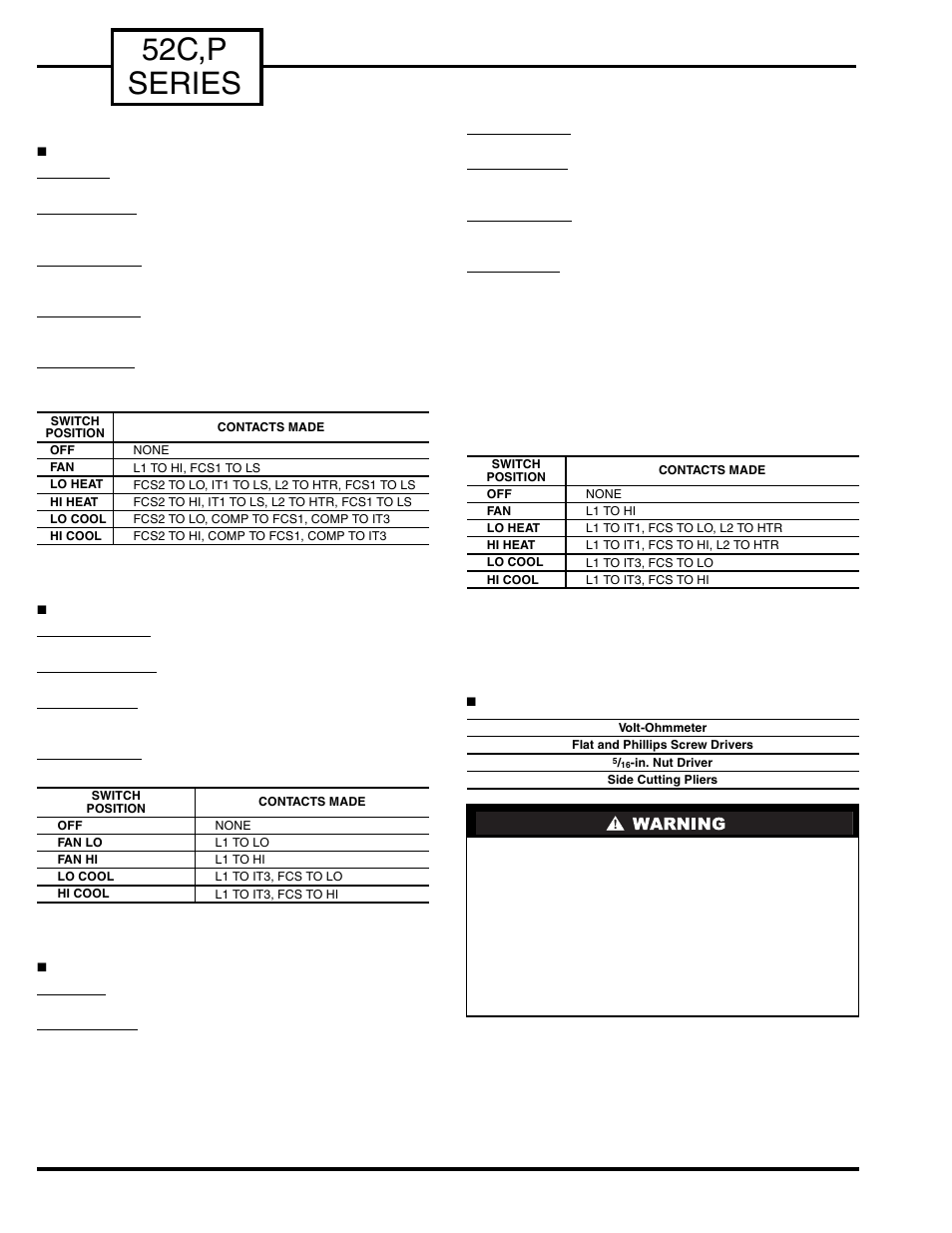 52c,p series, Sequence of operation, Component operation and troubleshooting | Carrier P User Manual | Page 24 / 52