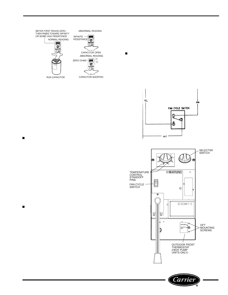 Electrical components removal and replacement | Carrier P User Manual | Page 27 / 52