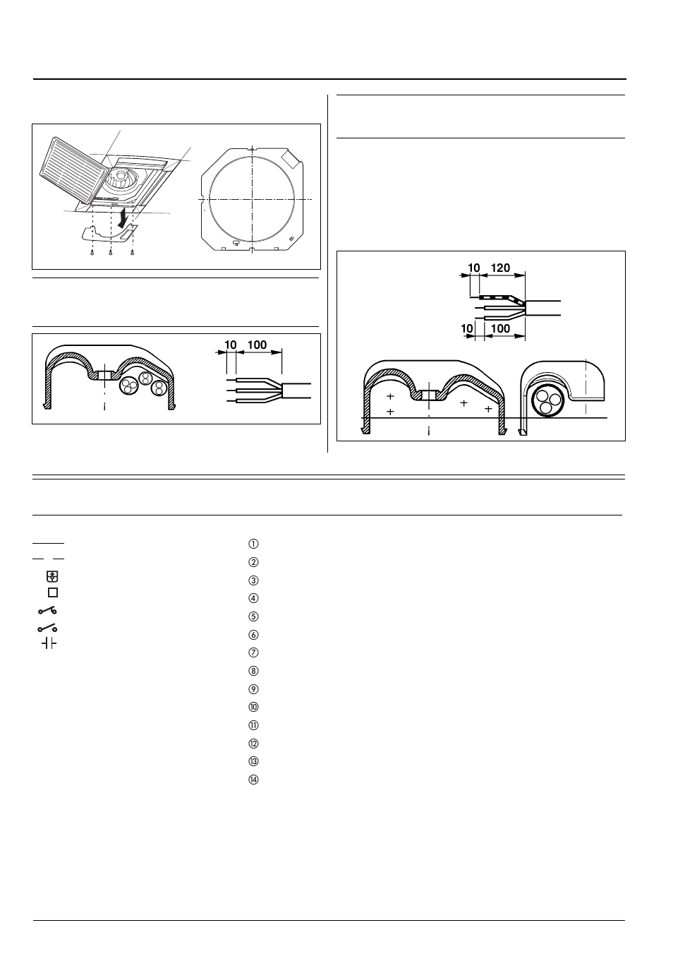 42 gw, Wiring diagram legend electrical connections, Connections | Warning | Carrier 42GW User Manual | Page 13 / 18