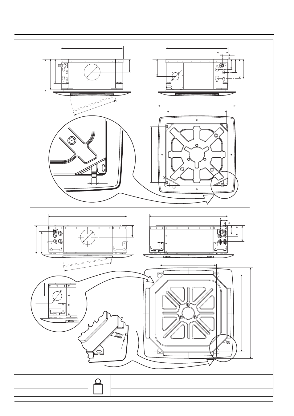 42 gw, Dimensions and weights | Carrier 42GW User Manual | Page 3 / 18