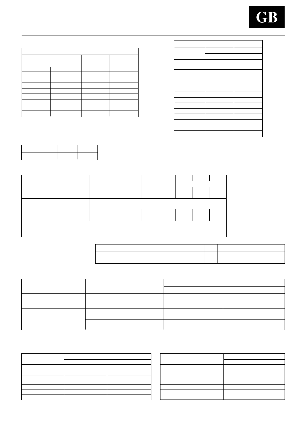 42 gw, Technical data, Table i: nominal data | Table v: operating limits, Table vi: accessories, Table iv: material supplied | Carrier 42GW User Manual | Page 4 / 18