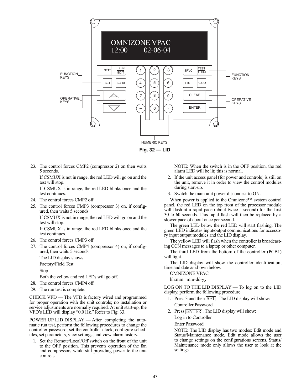 Carrier OMNIZONE 50BV020-064 User Manual | Page 43 / 68