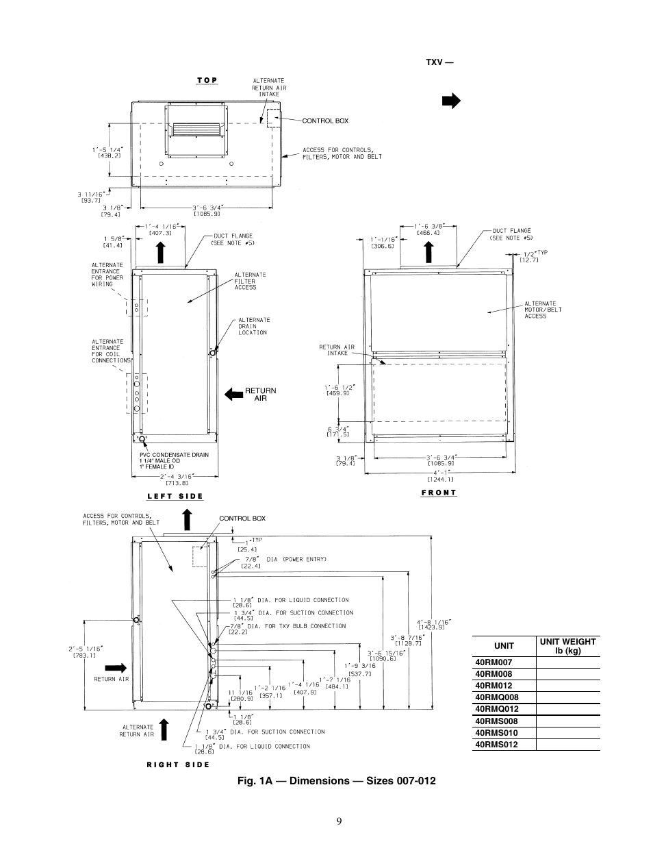 Carrier 40RMS008-034 User Manual | Page 9 / 48