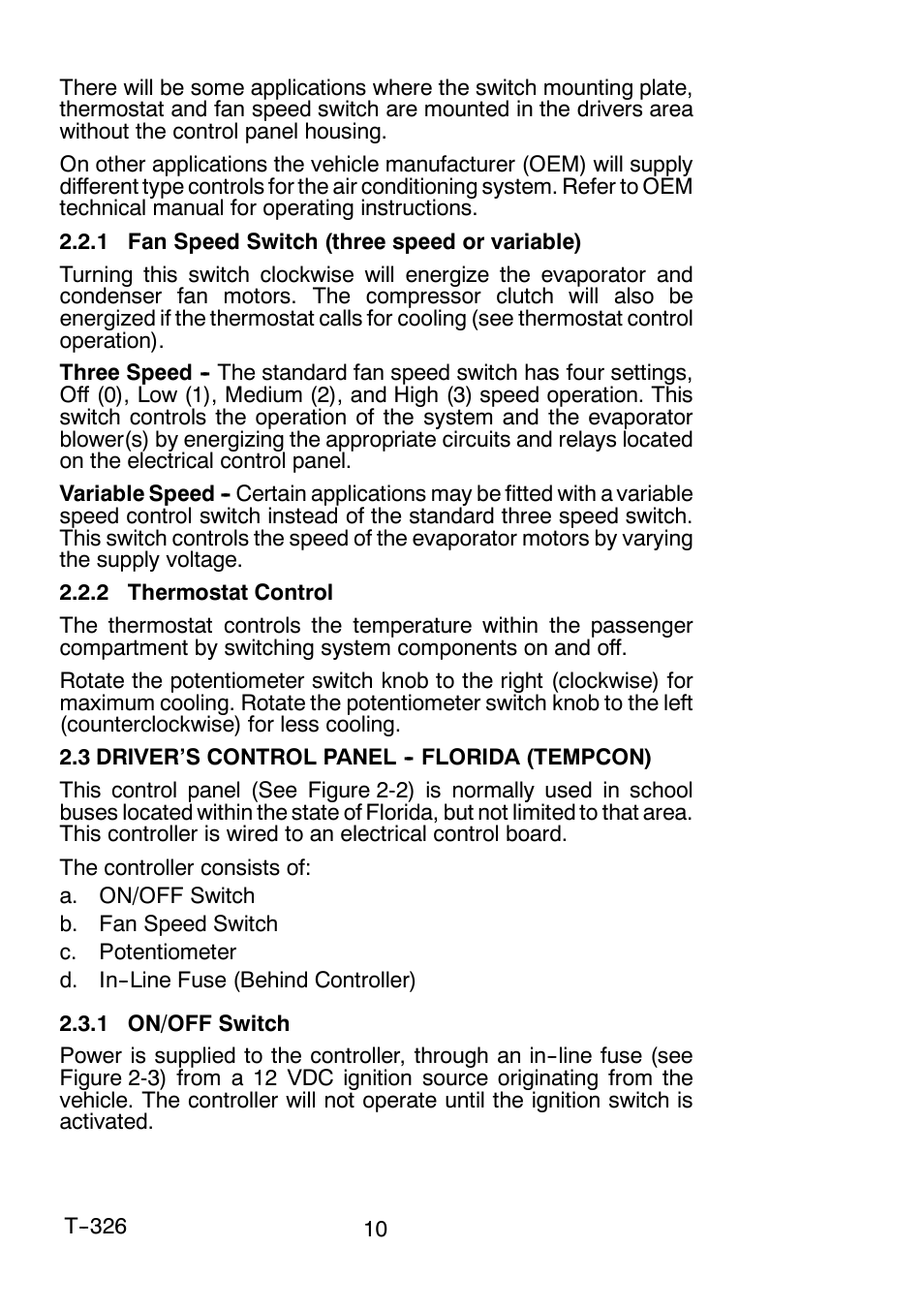 Carrier T-326 User Manual | Page 12 / 19