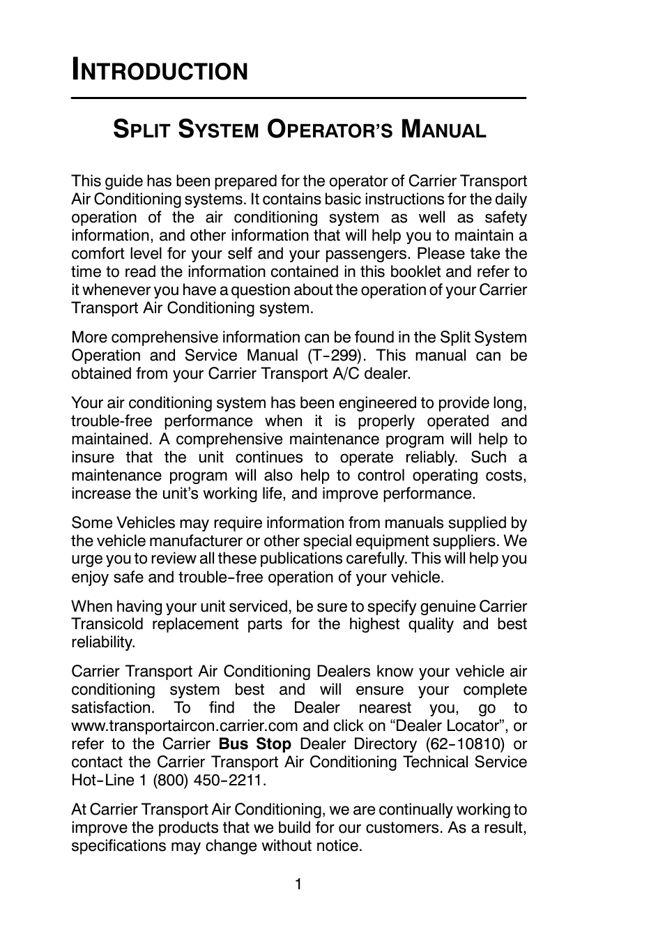 Ntroduction | Carrier T-326 User Manual | Page 4 / 19