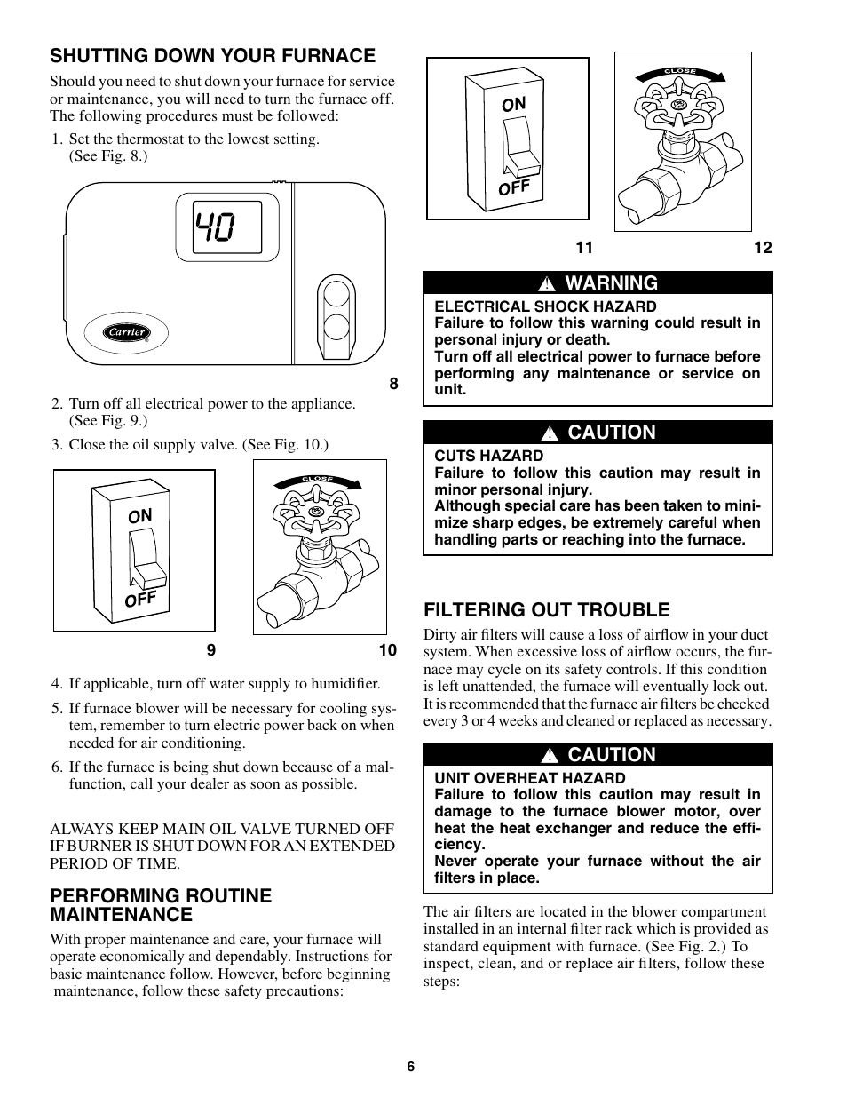 Carrier 58VLR User Manual | Page 6 / 8