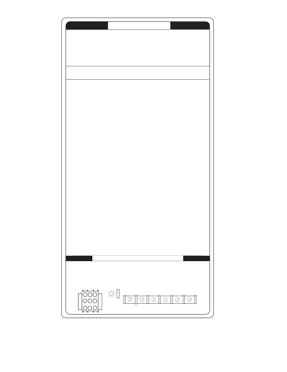Service, Led code status, Component test | Carrier INDUCED COMBUSTION 58YAV User Manual | Page 8 / 12