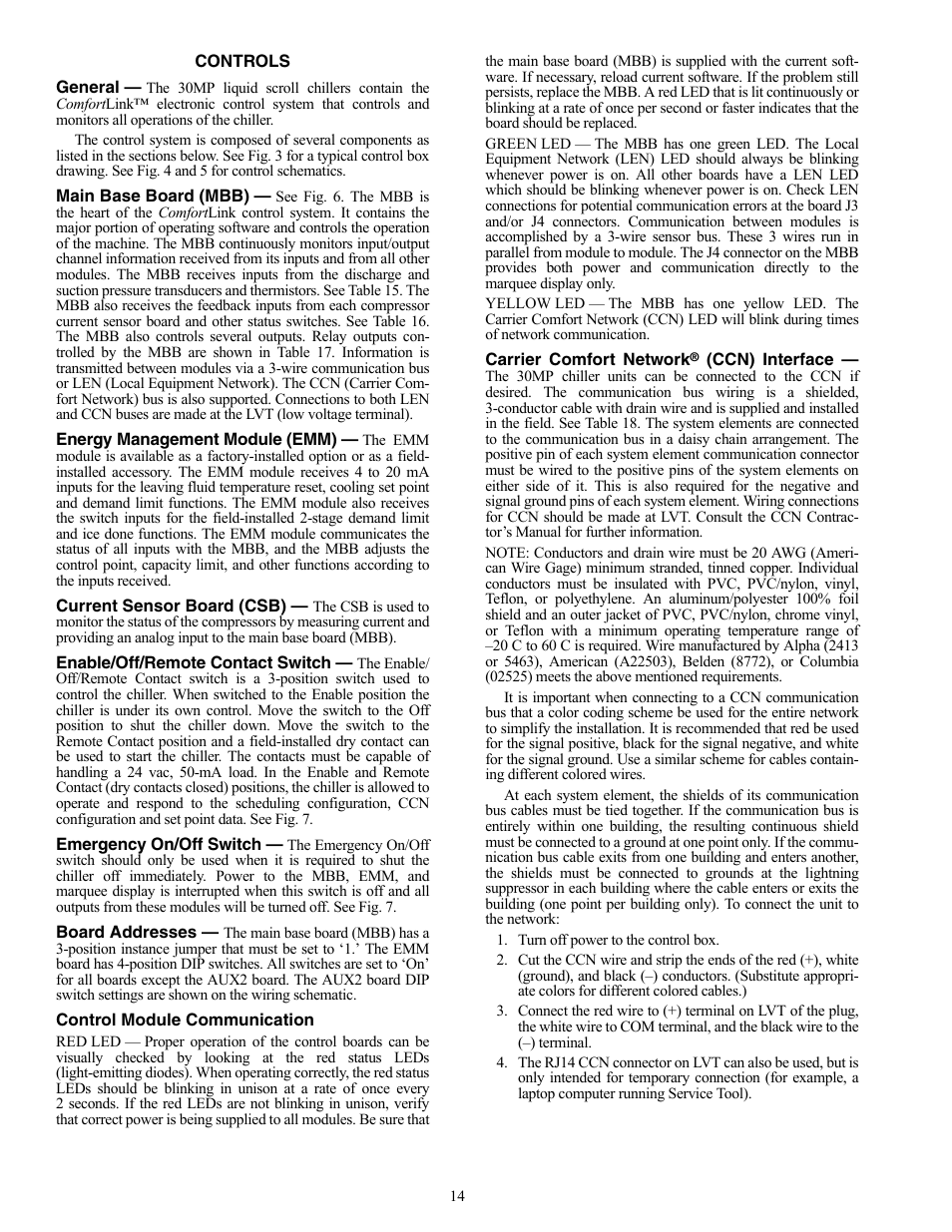 Carrier AQUASNAP MPW015-045 User Manual | Page 14 / 80