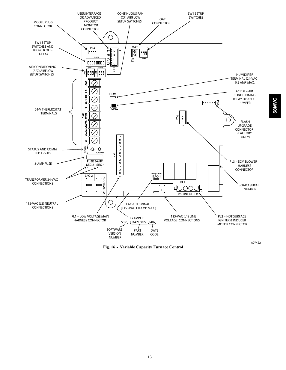 58mv c | Carrier IDEALCOMFORT 58MVC User Manual | Page 13 / 20