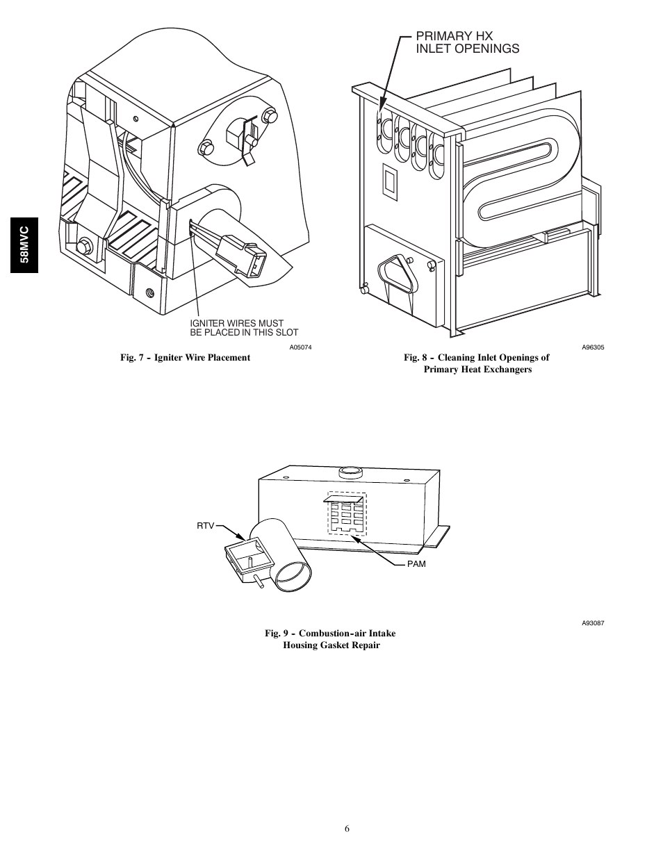 Primary hx inlet openings | Carrier IDEALCOMFORT 58MVC User Manual | Page 6 / 20