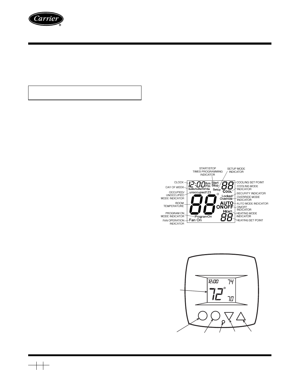 Carrier DEBONAIR 33CS User Manual | 8 pages