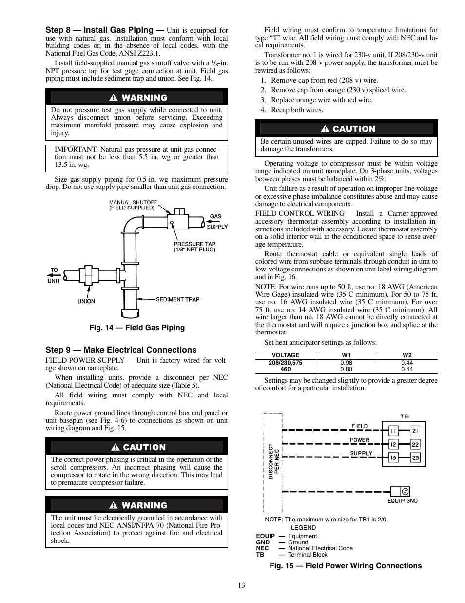 Carrier 48TM016-028 User Manual | Page 13 / 60