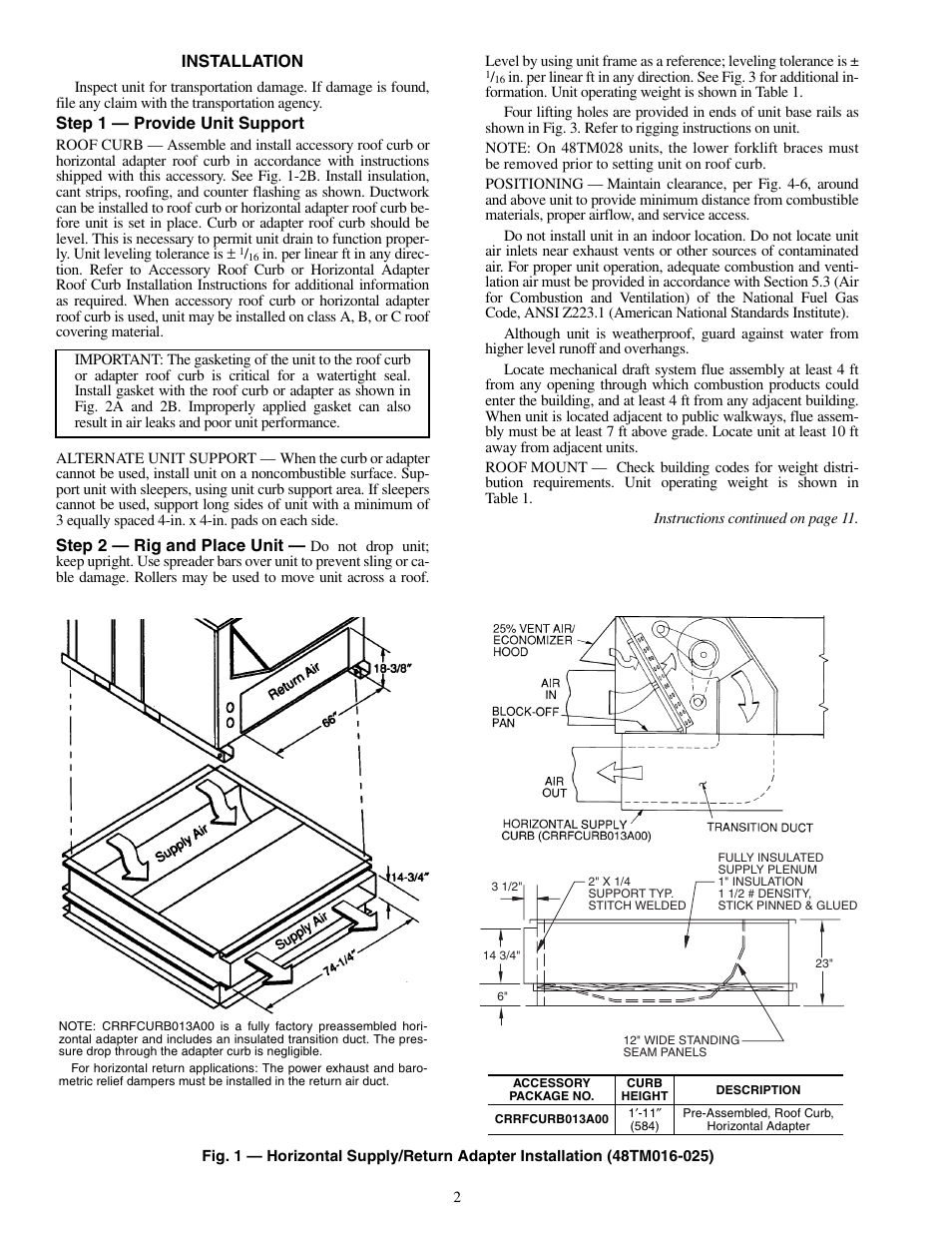 Carrier 48TM016-028 User Manual | Page 2 / 60
