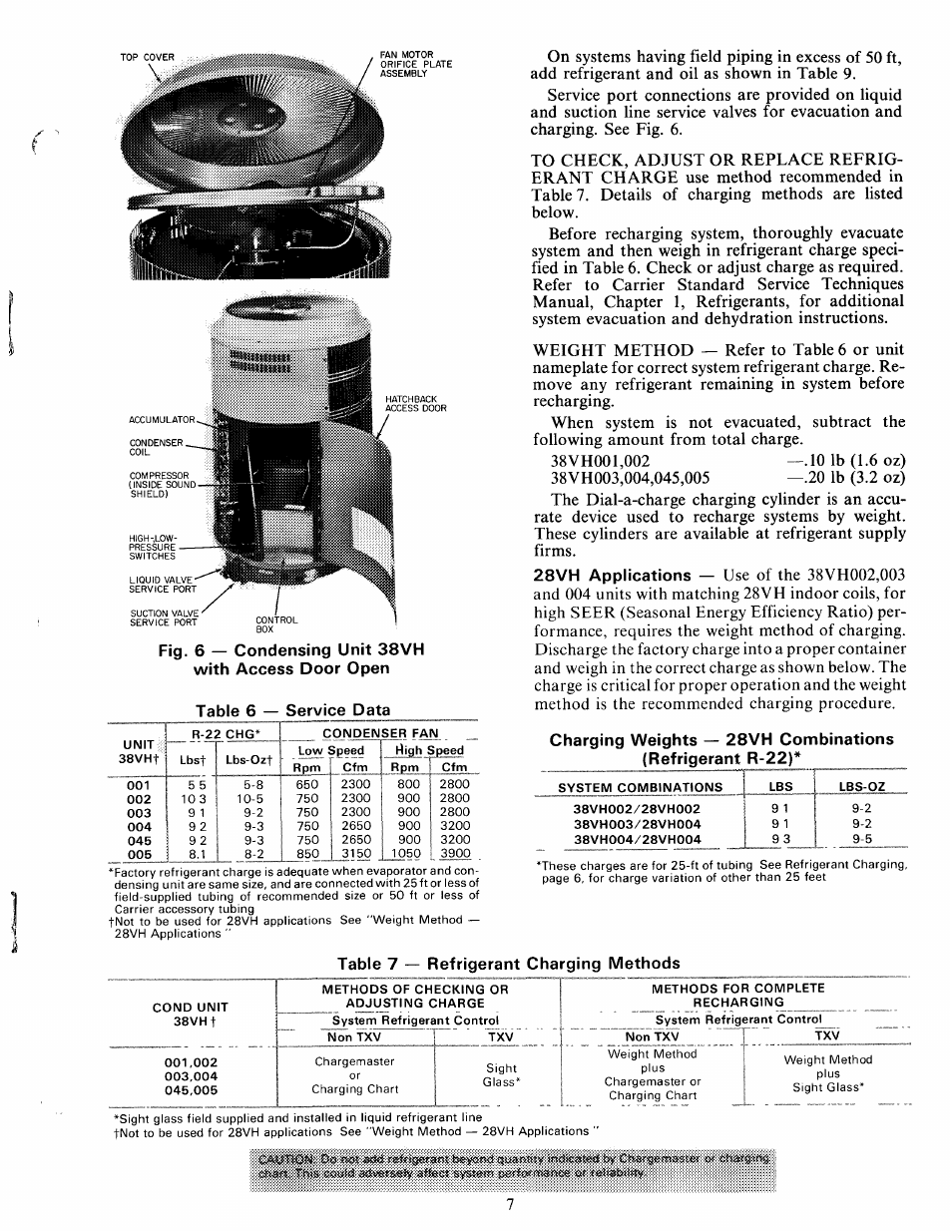 Oc: qvantst, inn «»s'«* bv | Carrier 38VH User Manual | Page 7 / 12