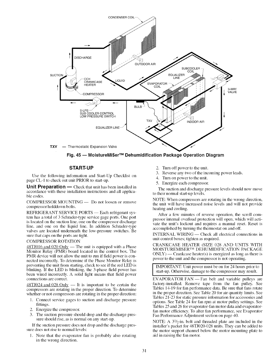 Start-up, Start-up -38 | Carrier 48TJ016-028 User Manual | Page 31 / 56