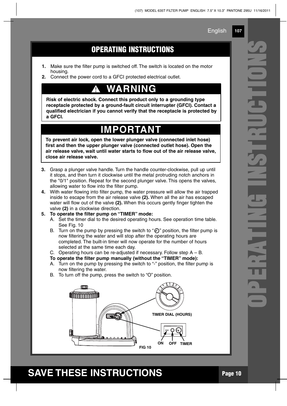 Intex 635T Krystal Clear 2012 User Manual | Page 10 / 19