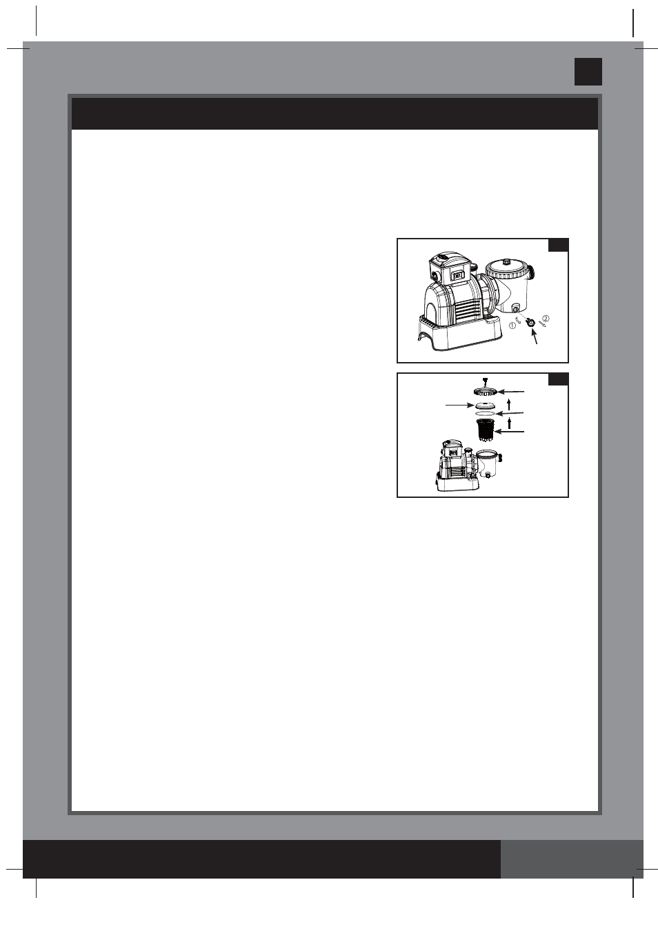Save these instructions, Motor pre-filter cleaning and maintenance | Intex SF60110 2014 User Manual | Page 19 / 24