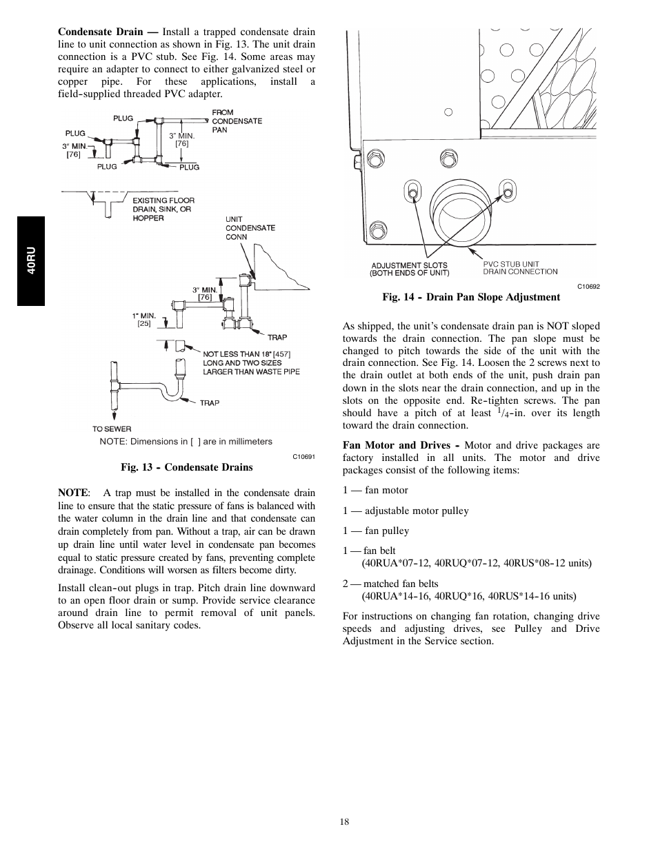 Carrier 40RU User Manual | Page 18 / 40