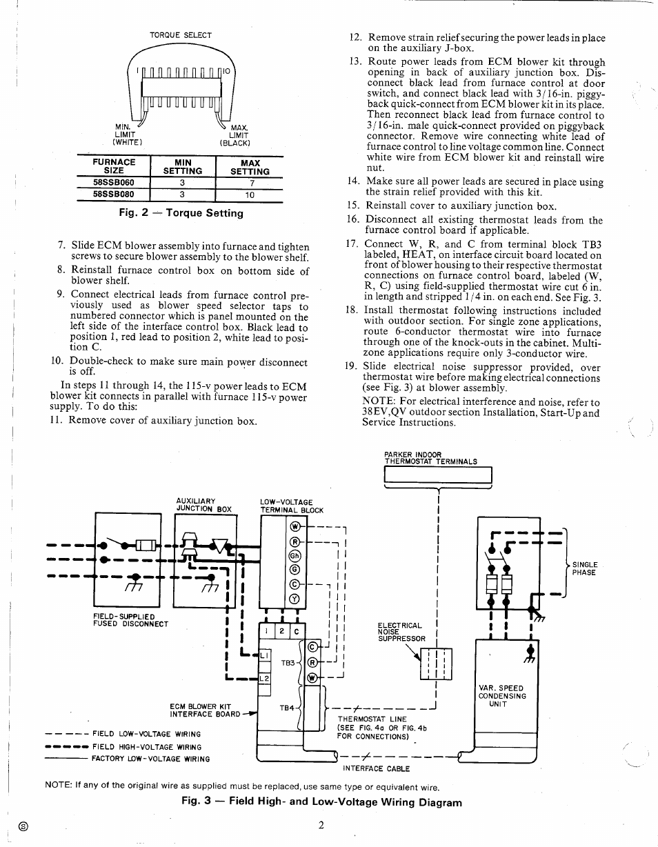 Carrier 58SSB User Manual | Page 2 / 8