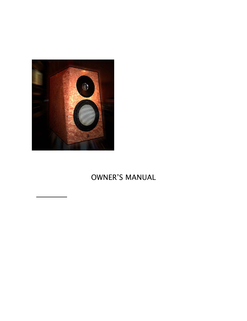 Owner’s manual, Jas audio orior high fidelity loundspeakers system, Introduction | Jas-Audio ORIOR User Manual | Page 2 / 7