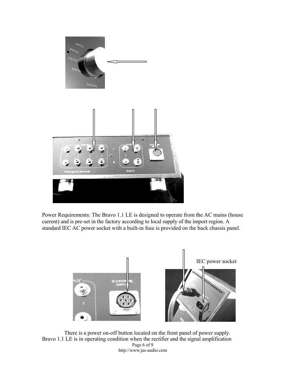 Jas-Audio BRAVO 1.1 LE PRE-AMP User Manual | Page 6 / 9