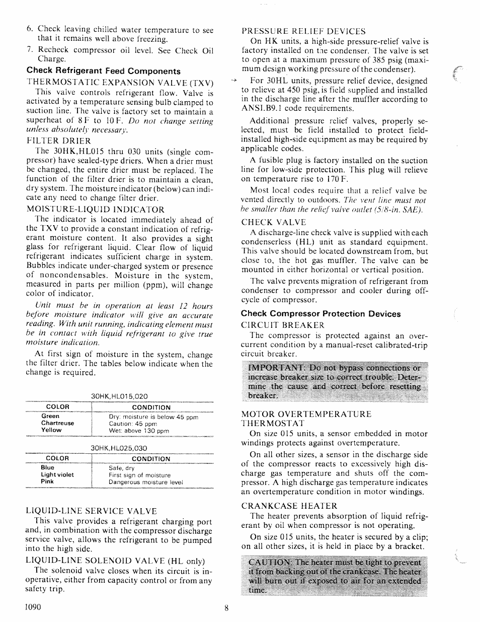 Carrier 30HK User Manual | Page 8 / 16