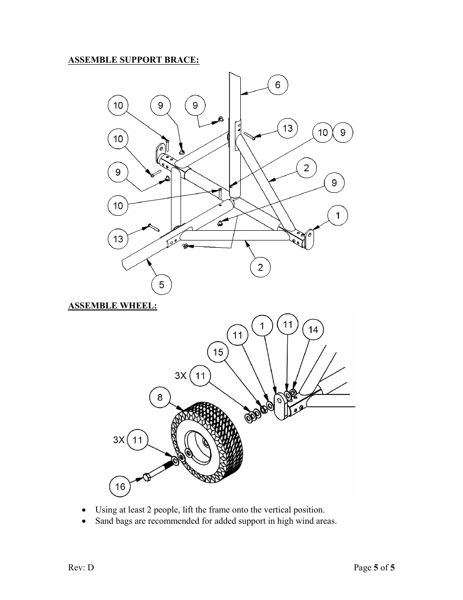 Jaypro Sports BLFS-101 User Manual | Page 5 / 5