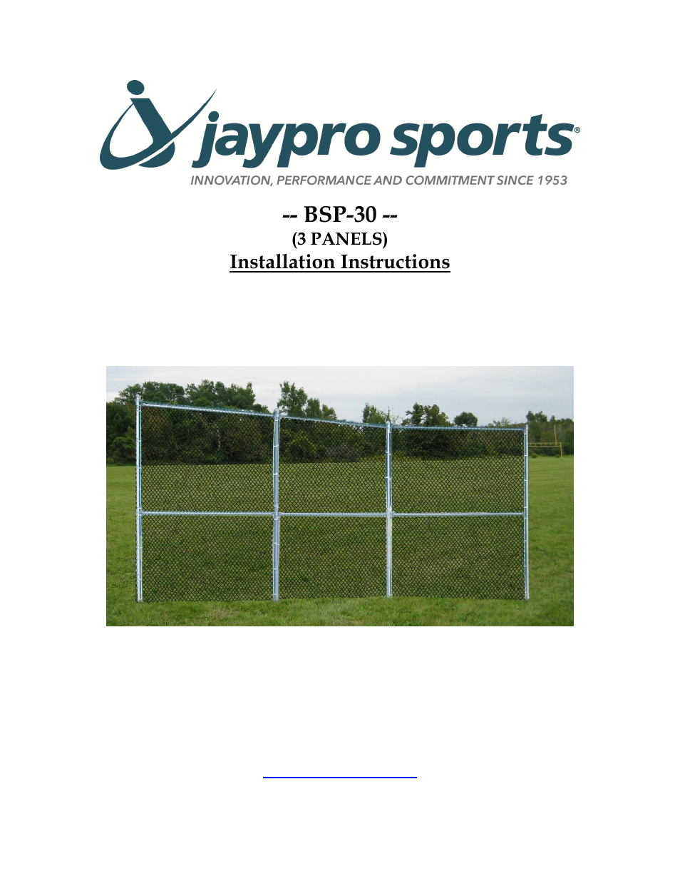 Jaypro Sports BSP-30 User Manual | 5 pages