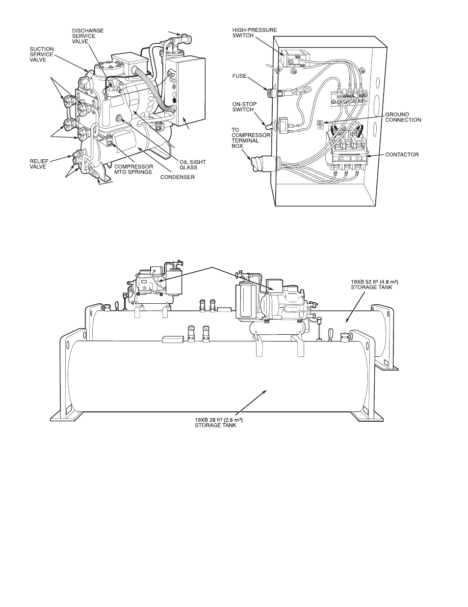 Fig. 1 — 19xb positive pressure storage system 4 | Carrier POSITIVE PRESSURE STORAGE SYSTEM 19XB User Manual | Page 4 / 16