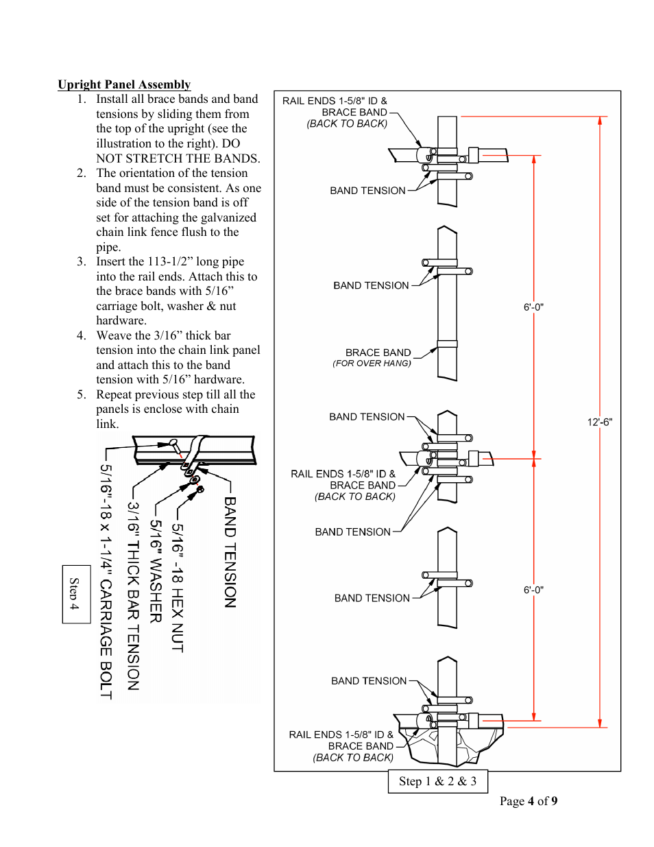 Jaypro Sports BSP-40-66 User Manual | Page 4 / 9