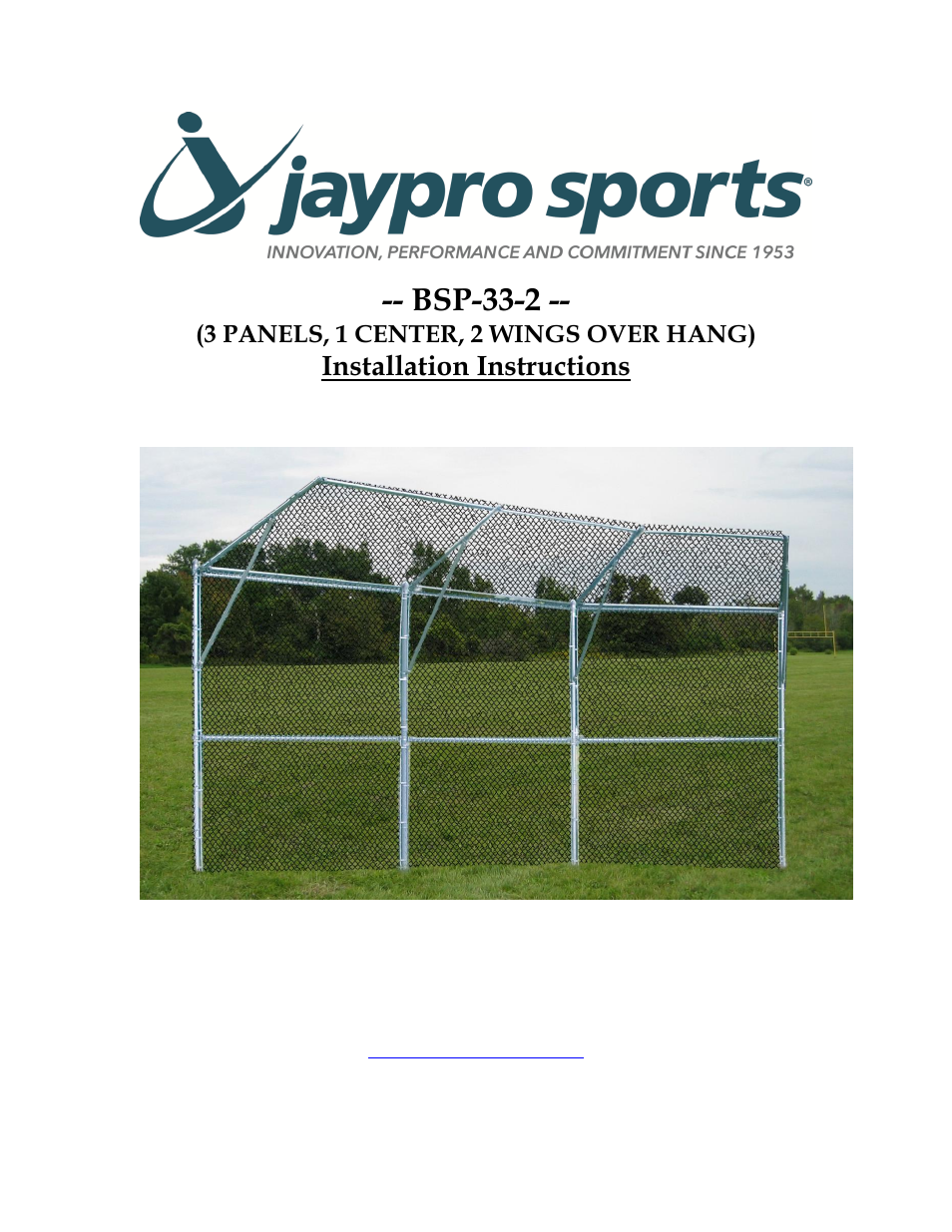 Jaypro Sports BSP-33-2 User Manual | 10 pages