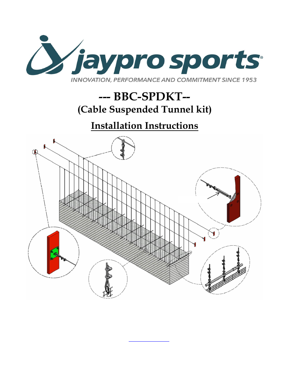 Jaypro Sports BBC-SPDKT User Manual | 13 pages