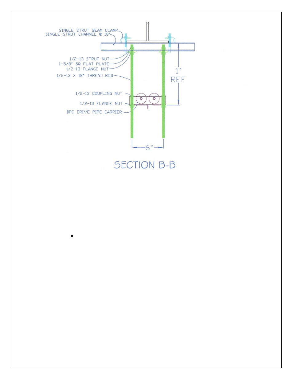 Install the first segment of drive pipe | Jaypro Sports BBC-UBKIT User Manual | Page 13 / 24