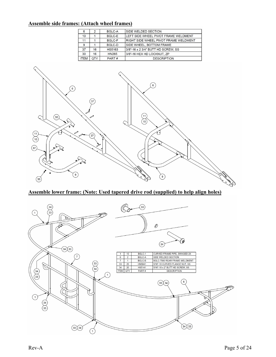 Jaypro Sports BGLC-7500BK User Manual | Page 5 / 24