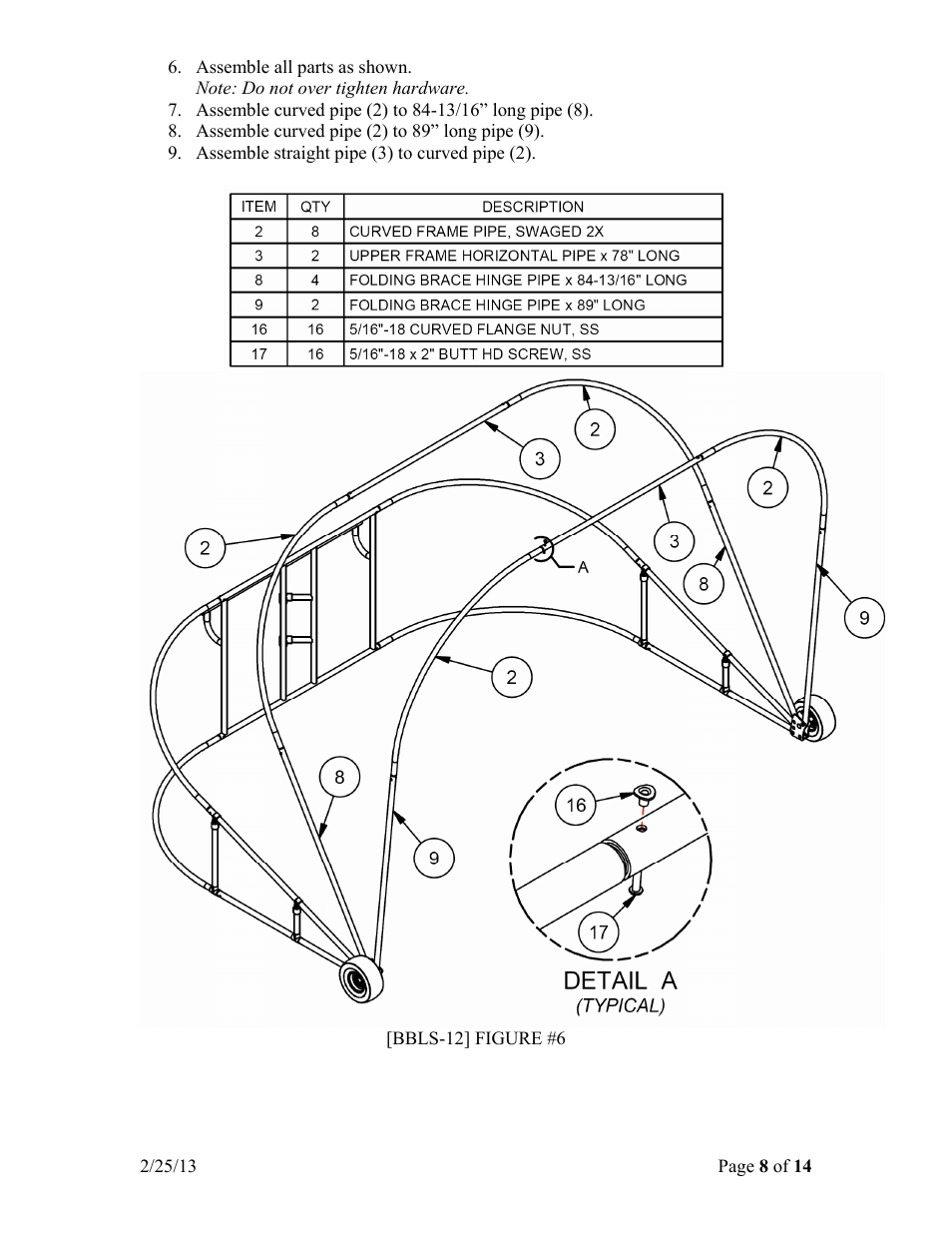 Jaypro Sports BBLS-12 User Manual | Page 8 / 14